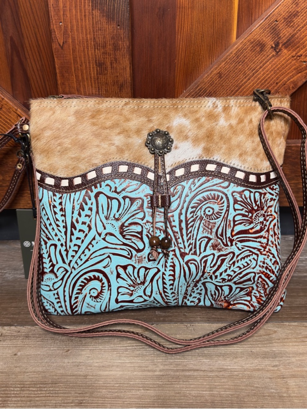 Myra Bag Blue Isle Crossbody Purse NWT
